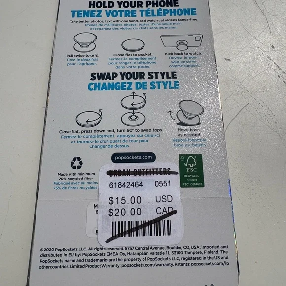 NWT Popsockets Festival Daisy PopGrip - Picture 4 of 7